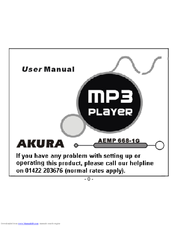 Akura AEMP668-1G User Manual