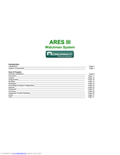 Acroprint ARES III User Manual