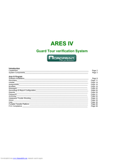 Acroprint ARES IV User Manual