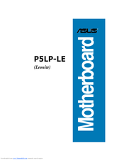 Asus Leonite P5LP-LE User Manual