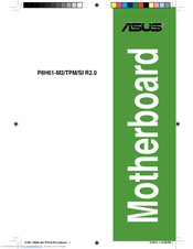 Asus P8H61-M2/P8H61TPM/SI R2.0 User Manual