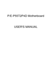 Asus P/E-P55T2P4D User Manual