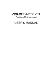 Asus P/I-P55TVP4 User Manual