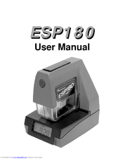 Acroprint ESP180 User Manual