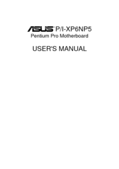 Asus P/I-XP6NP5 User Manual