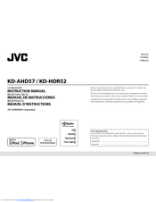 JVC KD-AHD57 Instruction Manual