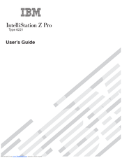 IBM IntelliStation Z Pro 6221 User Manual