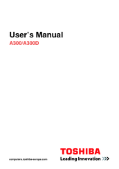 Toshiba PSAH0U-00S007 User Manual