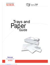 Xerox Tektronix Phaser 7300 Paper Manual