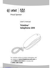 AT&T Trimline 205 User Manual