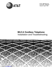 AT&T MLC-6 Installation And Troubleshooting Manual