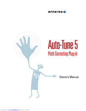 Antares Auto-Tune 5 Owner's Manual