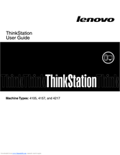 Lenovo 415711U - THINKSTATION S20 TWR W3520 2.8G User Manual