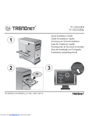 TRENDnet TE100-ECFX Quick Installation Manual