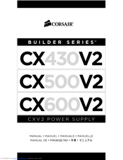 Corsair CX600V2 User Manual