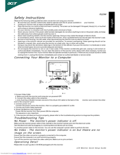 Acer X203w Manuals Manualslib