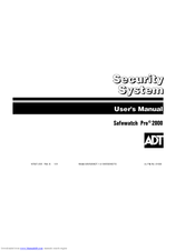 Adt pro 3000 manual