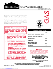 A O Smith Fgr Series Manuals Manualslib