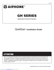 Aiphone GH-BC Manuals | ManualsLib
