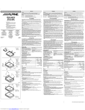Alpine PDX-M6 Manuals | ManualsLib