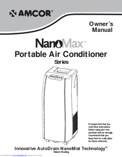 Amcor Nanomax Portable Airconditioner Owner S Manual Pdf Download Manualslib