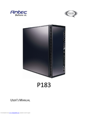 Antec P183 Manuals | ManualsLib