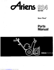 Ariens Sno Thro 924076 Manuals Manualslib