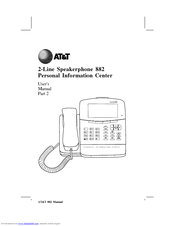At&t 882 Manuals | ManualsLib