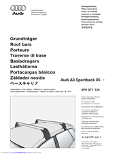 Audi A3 Sportback 05 Manuals | ManualsLib