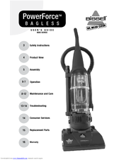 bissell powerforce series manual user manualslib manuals