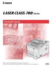 Canon laser class 2050p super g3 user manual