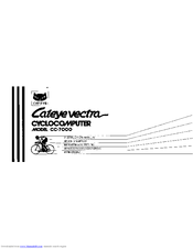 Cateye Vectra CC-7000 Manuals | ManualsLib