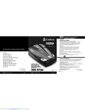 Cobra XRS 9730 Manuals | ManualsLib