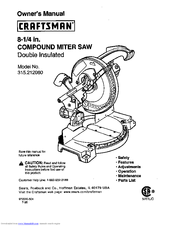 Craftsman 315.212080 Manuals | ManualsLib