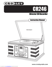 Crosley Director cr246 Manuals | ManualsLib