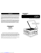 Crosley CR79 Manuals | ManualsLib
