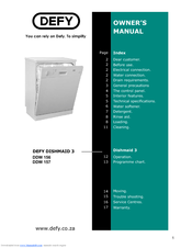 Defy Dishmaid 3 Manuals | ManualsLib