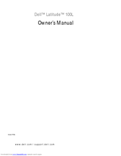 Dell Latitude 100l Manuals Manualslib