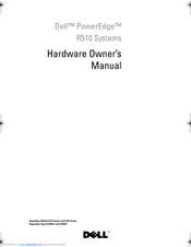 Dell PowerEdge R510 Manuals | ManualsLib