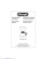 Delonghi Coffee Makers Manuals | ManualsLib