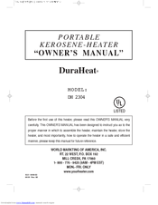 Dura heat DH2304 Manuals | ManualsLib