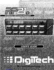 Digitech RP21D Manuals | ManualsLib