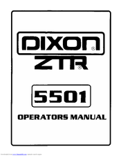 Dixon ZTR 5501 Manuals | ManualsLib