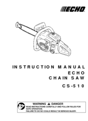 Echo CS-510 Manuals | ManualsLib