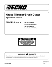 Echo SRM - 2100SB Manuals | ManualsLib