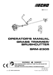 Echo SRM-2305 Manuals | ManualsLib