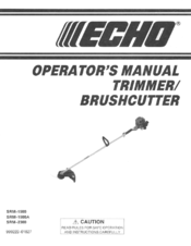 Echo SRM-2300 Manuals | ManualsLib