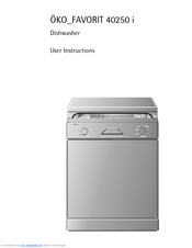 aeg oko favorit dishwasher