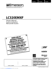 Emerson High-Definition Television LC320EMXF Manuals | ManualsLib