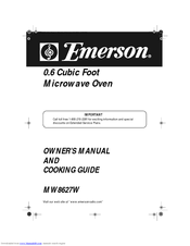 Emerson MW8627W Manuals | ManualsLib